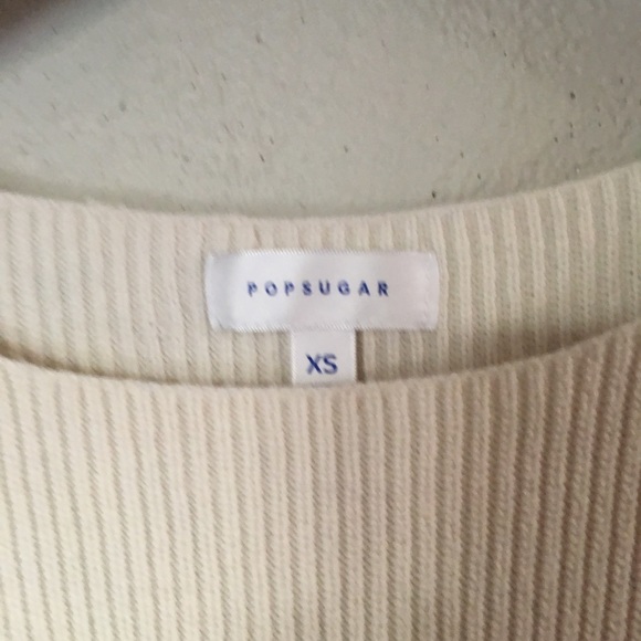 POPSUGAR Striped Oversized Boatneck Sweater in Rose Shadow Stripe - Picture 3 of 3